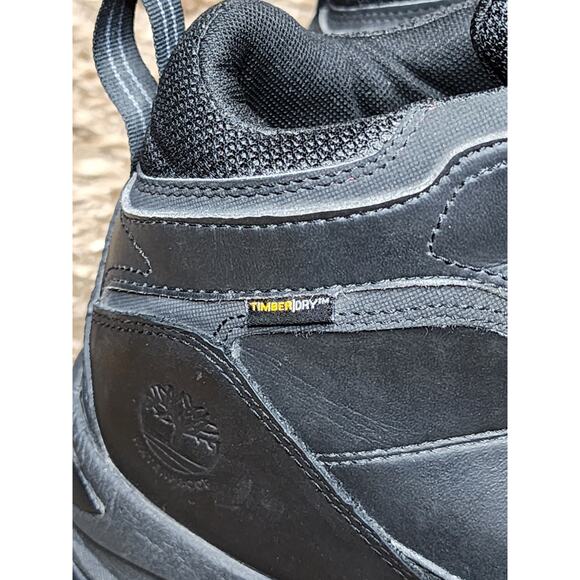 Men's Timberland Mt. Maddsen Timber Dry Waterproof Hiking Boots Black Size 14 - Picture 6 of 11